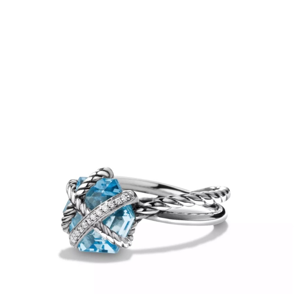 David Yurman Topaz Cable Ring